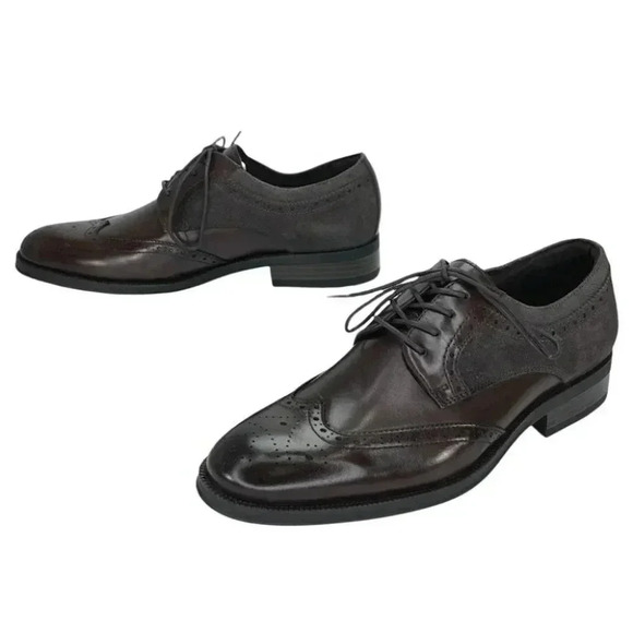 Kenneth Cole Brock Leather Wingtip Mens Oxfords Size 7.5M - Picture 8 of 12